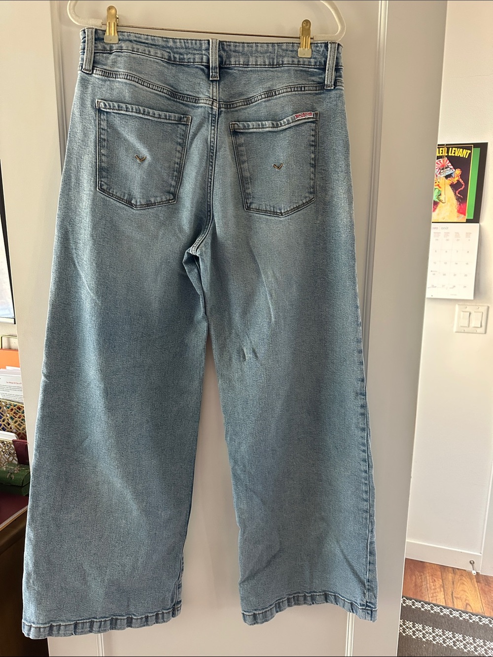 Hudson Jeans Light Blue Wide-Leg Women's Jeans